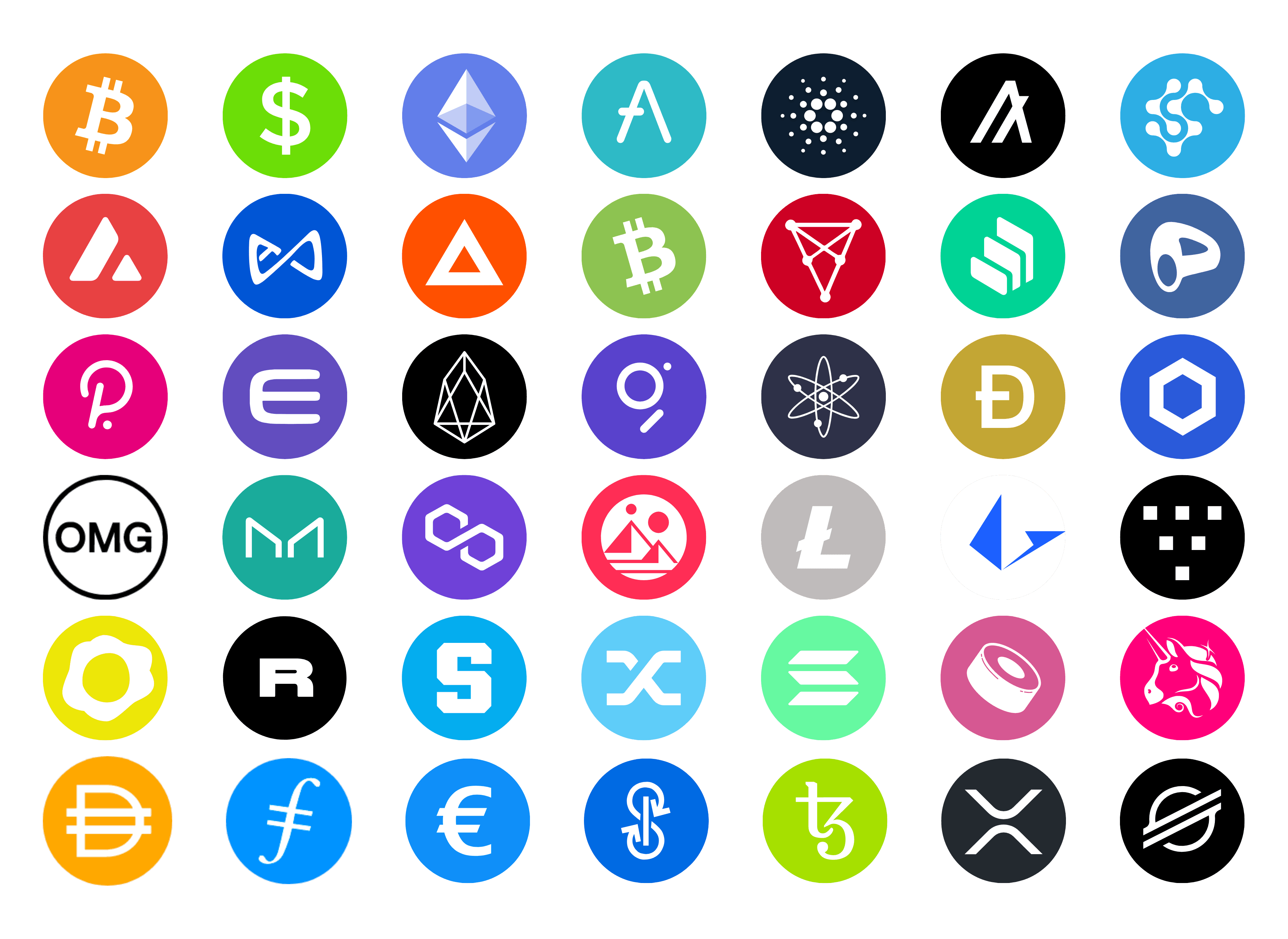 crypto icons