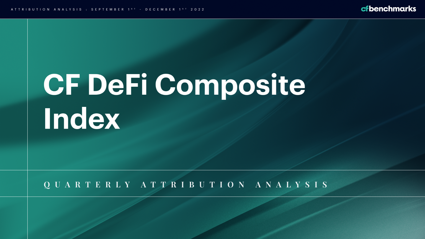 Quarterly Attribution Report: CF DeFi Composite Index